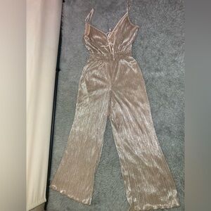 Victoria's Secret Shimmering Gold Jumpsuit